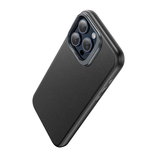 Чехол для iPhone 15 Pro, TPU+PU, Магнитный (MagSafe), AS8, HOCO, черный