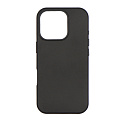 Чехол-накладка для iPhone 16 Pro, экокожа, магнитный (MagSafe), без лого, X-CASE, черный