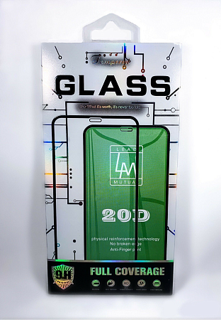 Защитное стекло на Samsung, Galaxy Note 20 (4G/5G), 3D, черное, X-CASE