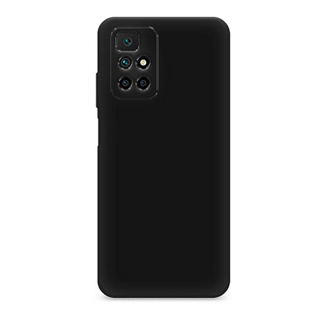Чехол силиконовый для Xiaomi Redmi 10/10 (2022)/ Note 11S (5G), с микрофиброй внутри, с защитой камеры, X-CASE, черный