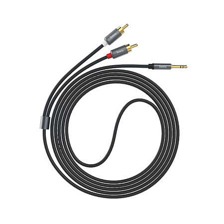 AUX Audio кабель 3,5 мм, UPA10, HOCO, колокольчики, Double lotus rca audio