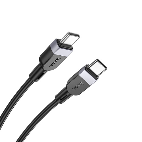 Кабель Type-C на Type-C, HOCO, X109, силиконовый, 1м, 60W, черный