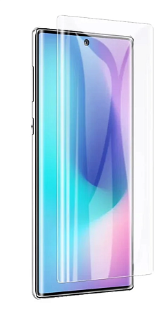 Защитное стекло на Samsung, Galaxy Note 20 (4G/5G), 3D ультрафиолет, прозрачное, X-CASE