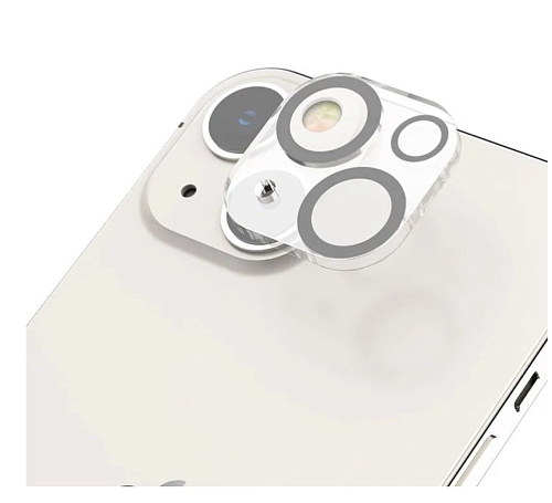 Защитное стекло на iPhone 14/14 Plus, G13, HOCO, на заднюю камеру, черное