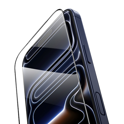 Защитное стекло для iPhone 17 Pro, G14, HOCO, Guardian shield series full-screen HD tempered glass, черное