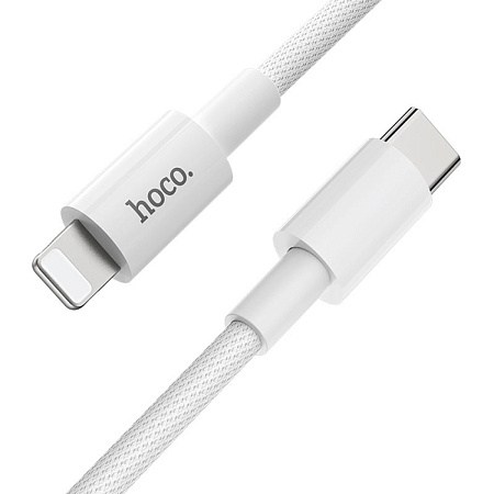 Кабель Lightning to Type-C (PD), HOCO, X56, белый