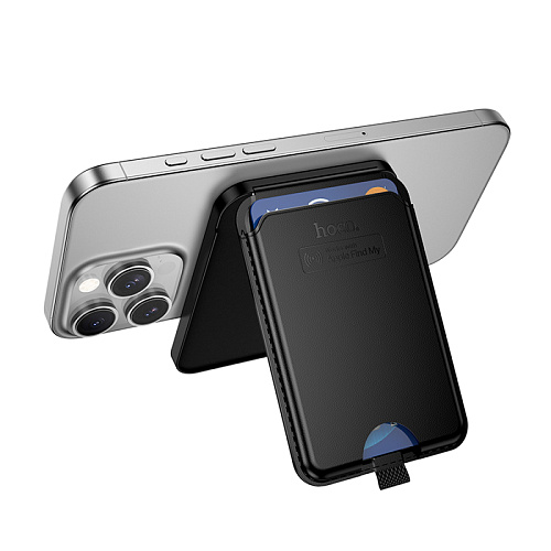 Устройство для поиска вещей E91I, синхронизация с IOS, Носо, в виде магнитного чехла для карты, черный