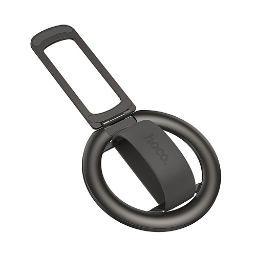Кольцо двойное на палец магнитное (Magsafe), GH10, Hoco, металлический серый