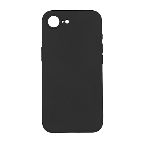 Чехол силиконовый для iPhone 16e,17e, с микрофиброй внутри, с защитой камеры, X-CASE, черный
