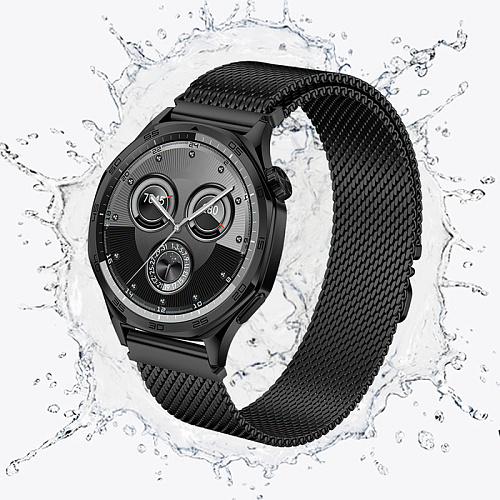 Ремешок на руку универсальный для умных часов 20мм, HOCO, WH16, Milanese loop, Precioso series, черный