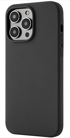 Чехол-накладка для iPhone 14 Pro Max, Silicon Case, без лого, черный