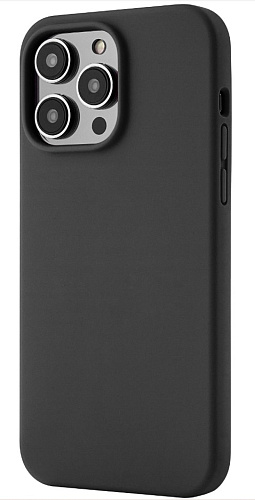 Чехол-накладка для iPhone 14 Pro Max, Silicon Case, без лого, черный