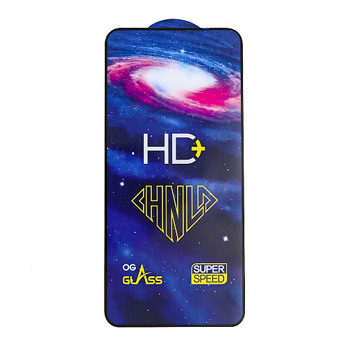 Защитное стекло на Xiaomi Redmi 15 (4G), HD+, прозрачное с черной рамкой, X-CASE