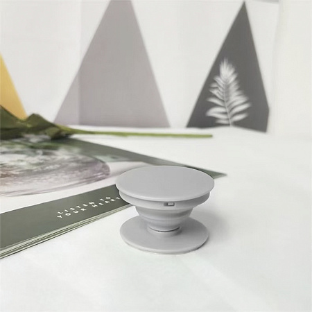 Держатель попсокет (popsocket) для телефона, X-CASE,  цвет серый