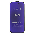 Защитное стекло на iPhone 16 Pro Max, Anti-blue ray матовый черный, X-CASE