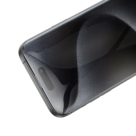 Защитное стекло для iPhone 15 Pro Max, A777, HOCO, HD, рамка черная
