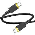 Кабель Type-C на Type-C, HOCO, U109, 100W, 1.2м, черный