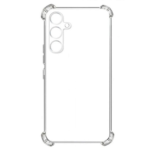 Чехол силиконовый для Samsung Galaxy A54 (5G), усиленные края, с защитой камеры, X-CASE, прозрачный