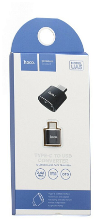 Переходник OTG Type-C на USB, UA5, HOCO