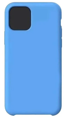 Чехол - накладка для iPhone 12 Pro Max, Silicon Case, голубой