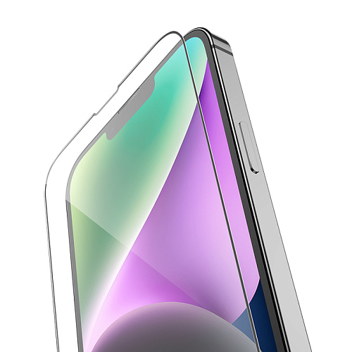 Защитное стекло на iPhone 13 Pro Max (6.7)/14 Plus, G16, HOCO, Guardian shield serie, черное