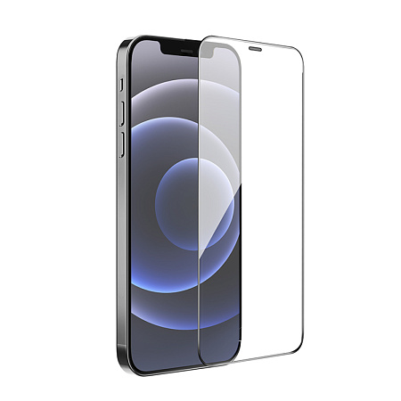 Защитное стекло на iPhone 12 (6.1)/12 Pro (6.1) A34, HOCO, 9D large arc dustproof glass, черное