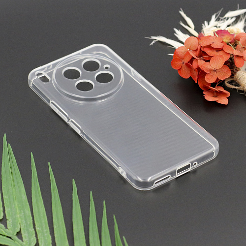 Чехол силиконовый для TECNO Camon 40 Premier (5G), с защитой камеры, X-CASE, прозрачный