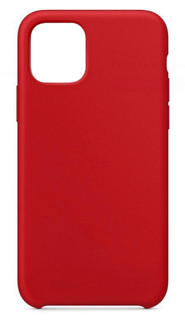 Чехол - накладка для iPhone 12/12 Pro (6.1), Silicon Case, красный
