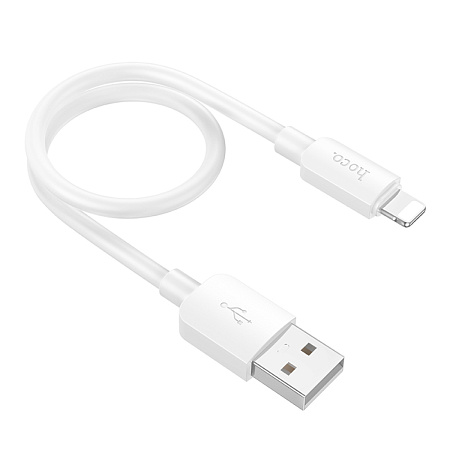 USB дата кабель Lightning, HOCO, X96, 0.25M, белый