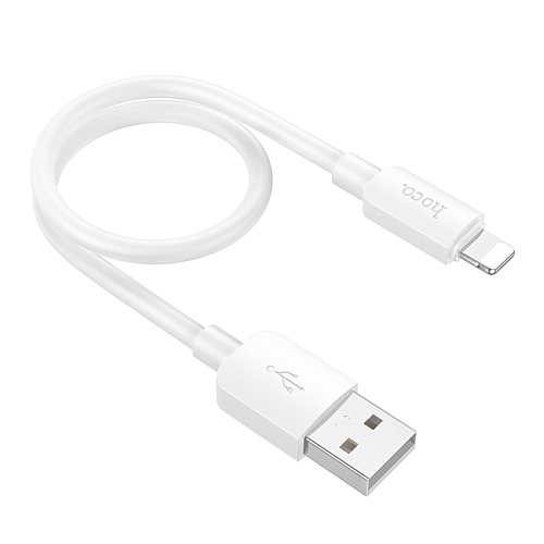 USB дата кабель Lightning, HOCO, X96, 0.25M, белый