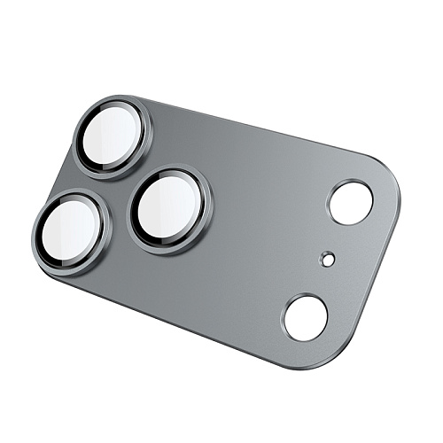 Защитное стекло для iPhone 17 Pro, V16, HOCO, на заднюю камеру, алюминий, серый