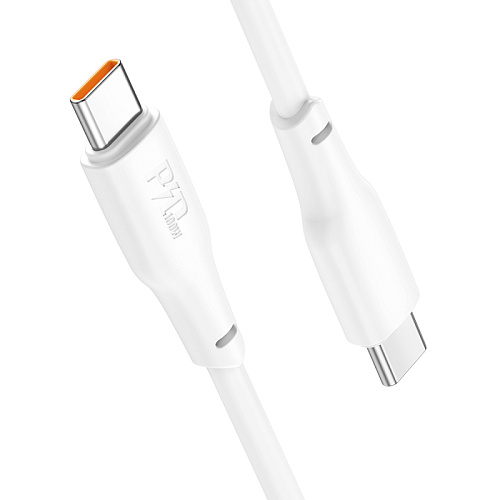 Кабель Type-C на Type-C, HOCO, X93, 2м, 100W, белый