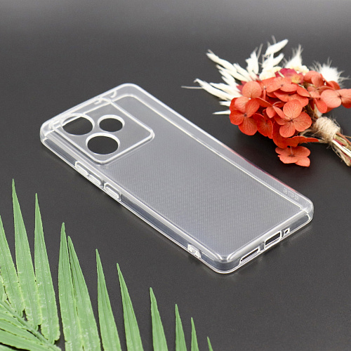 Чехол силиконовый для Realme GT 7 (5G)/GT 7T (5G), с защитой камеры, X-CASE, прозрачный