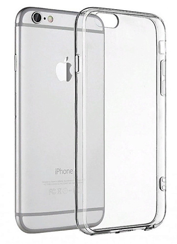 Чехол силиконовый для iPhone 6/6s, X-CASE, прозрачный