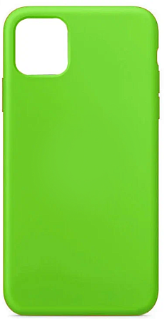Чехол - накладка для iPhone 13, Silicon Case, без лого, зеленый