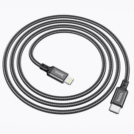 Кабель Lightning to Type-C (PD), HOCO, X14, черный