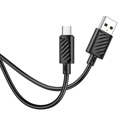 USB Кабель Micro, HOCO, X88, 1м, черный