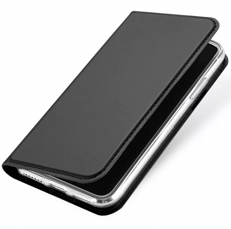 Чехол-книжка для iPhone 11 Pro Max, DU DU, боковой, серый