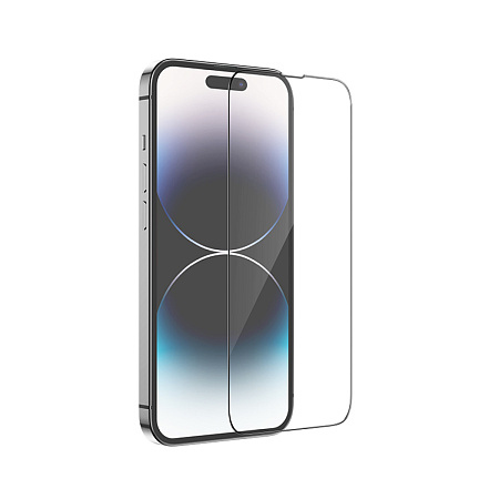 Защитное стекло для iPhone 14 Pro Max, G14, HOCO, Guardian shield series full-screen HD tempered glass, черное