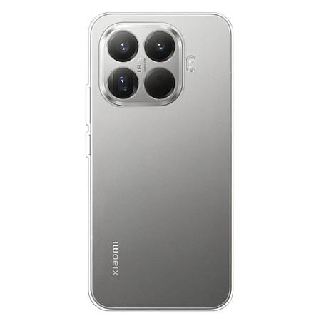 Чехол силиконовый для Xiaomi 15T Pro (5G), с защитой камеры, X-CASE, прозрачный