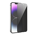 Защитное стекло для iPhone 15 Plus//16 Plus, G15, HOCO, Guardian shield series full-screen anti-spy, черное