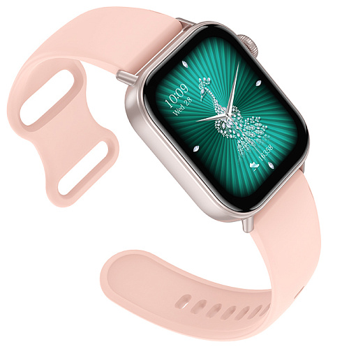 Умные часы Y32 спортивные Smart watch Hoco с поддержкой звонков, розовые