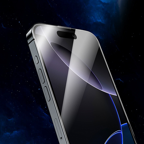 Защитное стекло для iPhone 16 Pro Max, A777, HOCO, HD, рамка черная