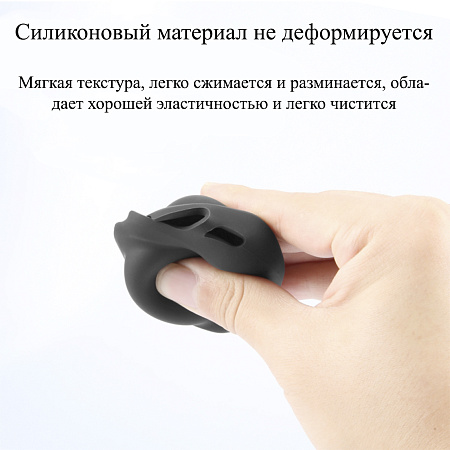 Силиконовый чехол для объектива экшн камеры Insta360 X5/X4, PULUZ, черный