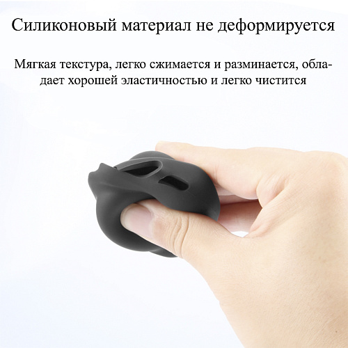 Силиконовый чехол для объектива экшн камеры Insta360 X5/X4, PULUZ, черный