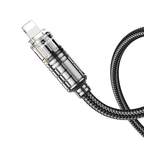 USB дата кабель Lightning, HOCO, U122, 1.2м, черный