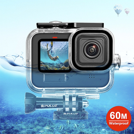 Чехол для GoPro HERO13/12/11/10/9, для дайвинга 60 м погружение, вакуумный, PULUZ
