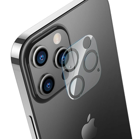 Защитное стекло на iPhone 12 Pro (6.1) V11, 2в1, HOCO, на заднюю камеру, прозрачное