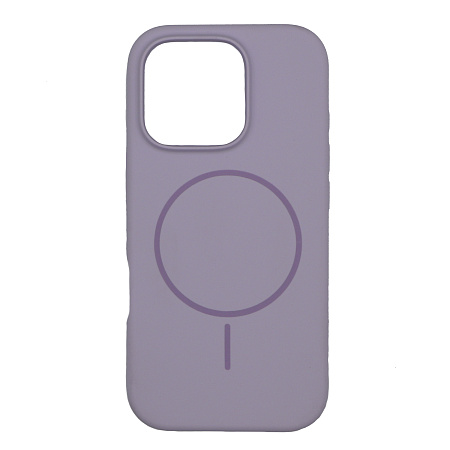 Чехол-накладка для iPhone 16 Pro Max, Silicon Case, магнитный (MagSafe), без лого, X-CASE, сиреневый