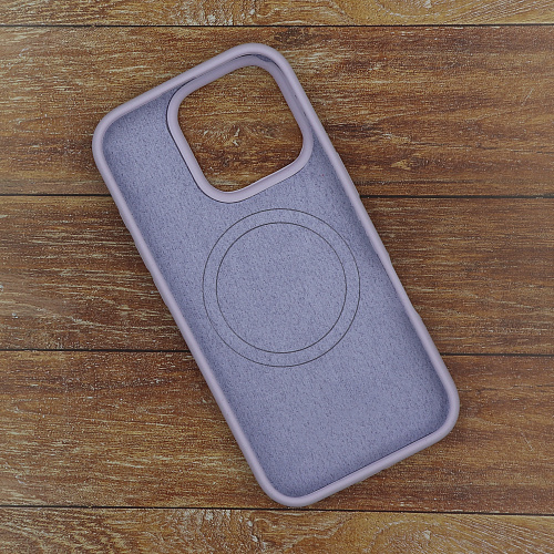 Чехол-накладка для iPhone 16 Pro Max, Silicon Case, магнитный (MagSafe), без лого, X-CASE, сиреневый